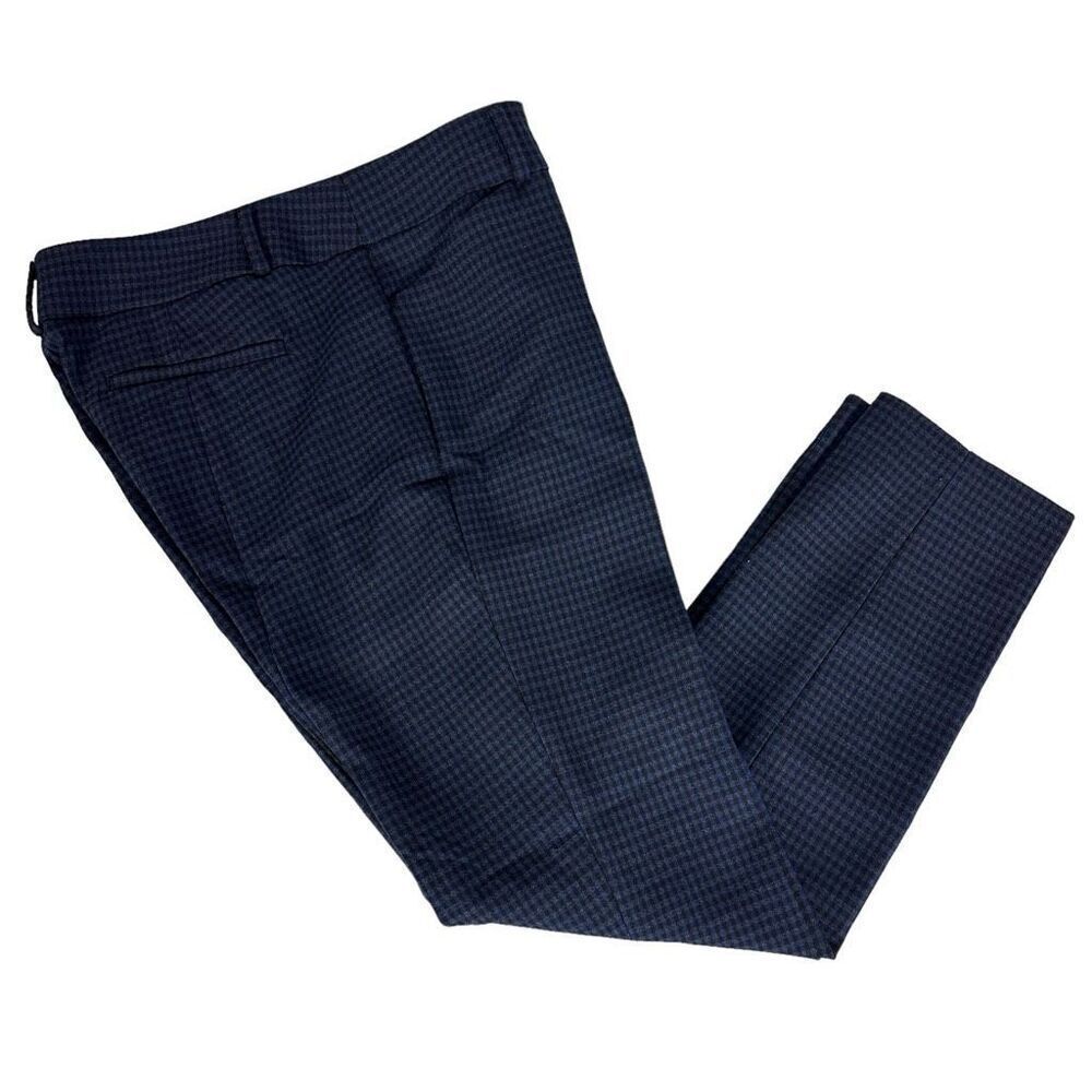 Loft Marisa Skinny Check Pants size 10